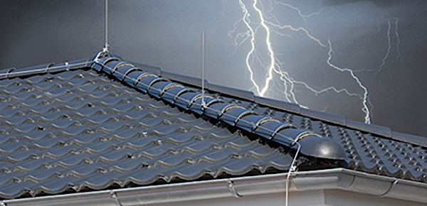 Äußerer Blitzschutz bei Krämer Elektrotechnik in Ostfildern